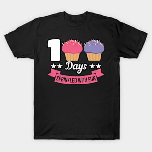 100 Days Sprinkled With Fun cup cake lover T-Shirt